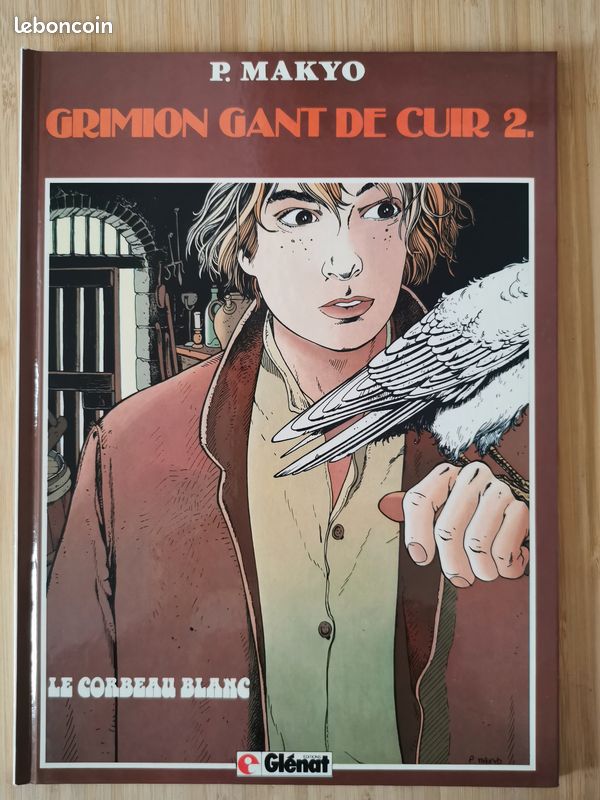 Grimion gant de cuir t2/le corbeau blanc - eo 1985 (image 1)