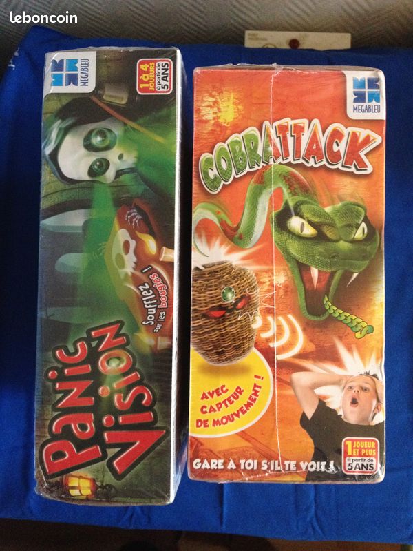 Jeux de société 2 neuf sous blister 1 LOT= Cobrattack+Panic Vision (image 2)