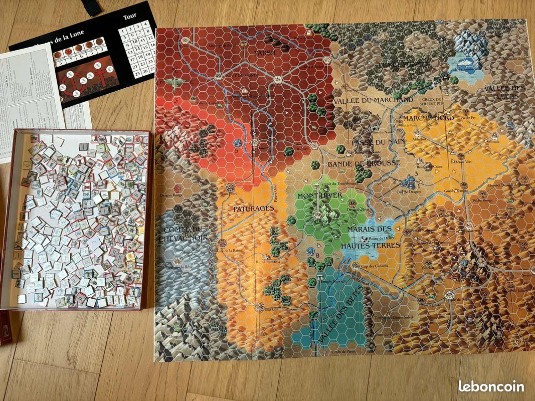 Jeu "La guerre des Héros" - Runequest - Ed. Oriflam (1993) (image 3)