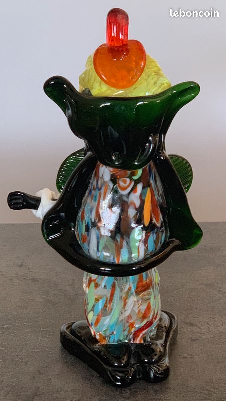 Clown en verre de Murano vintage 50's (image 2)