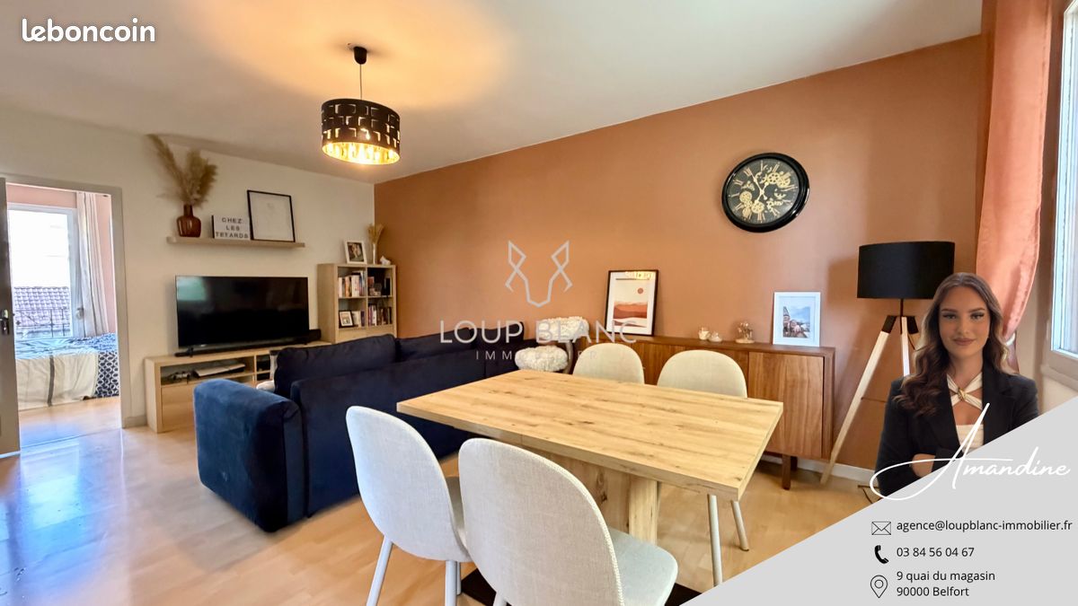 Appartement 3 pièces 57 m² · à Belfort · 57 m² · 670 €