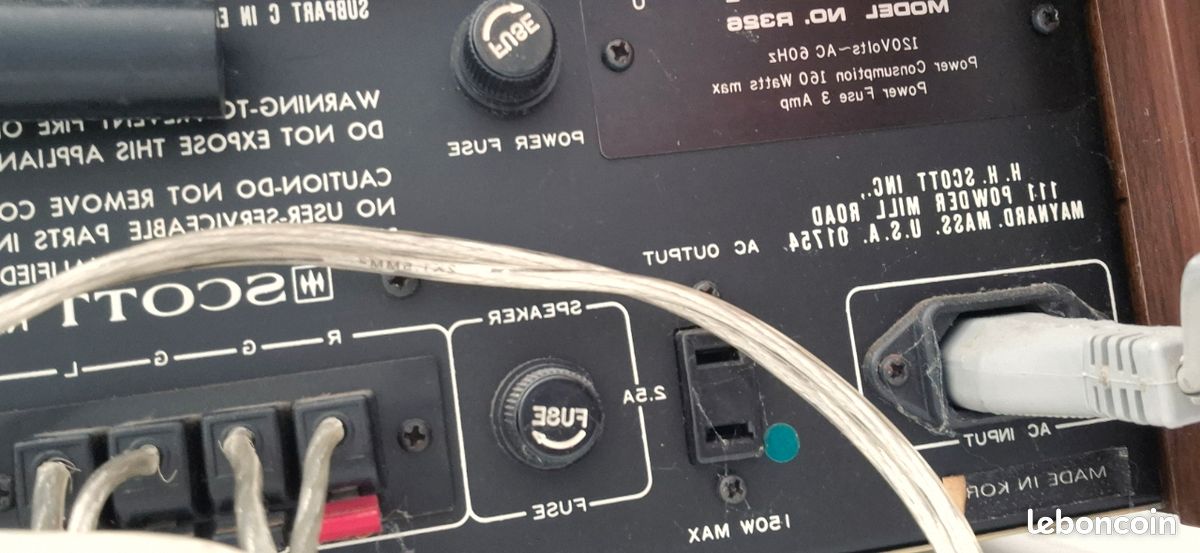 Ampli SCOTT R326 et enceintes KEF iQ1 sp3499 (image 5)