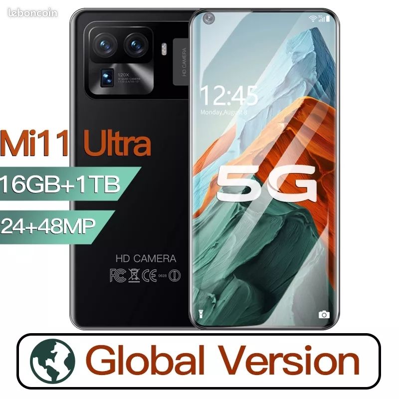Téléphone 4G/5G MI 11 Ultra (image 2)