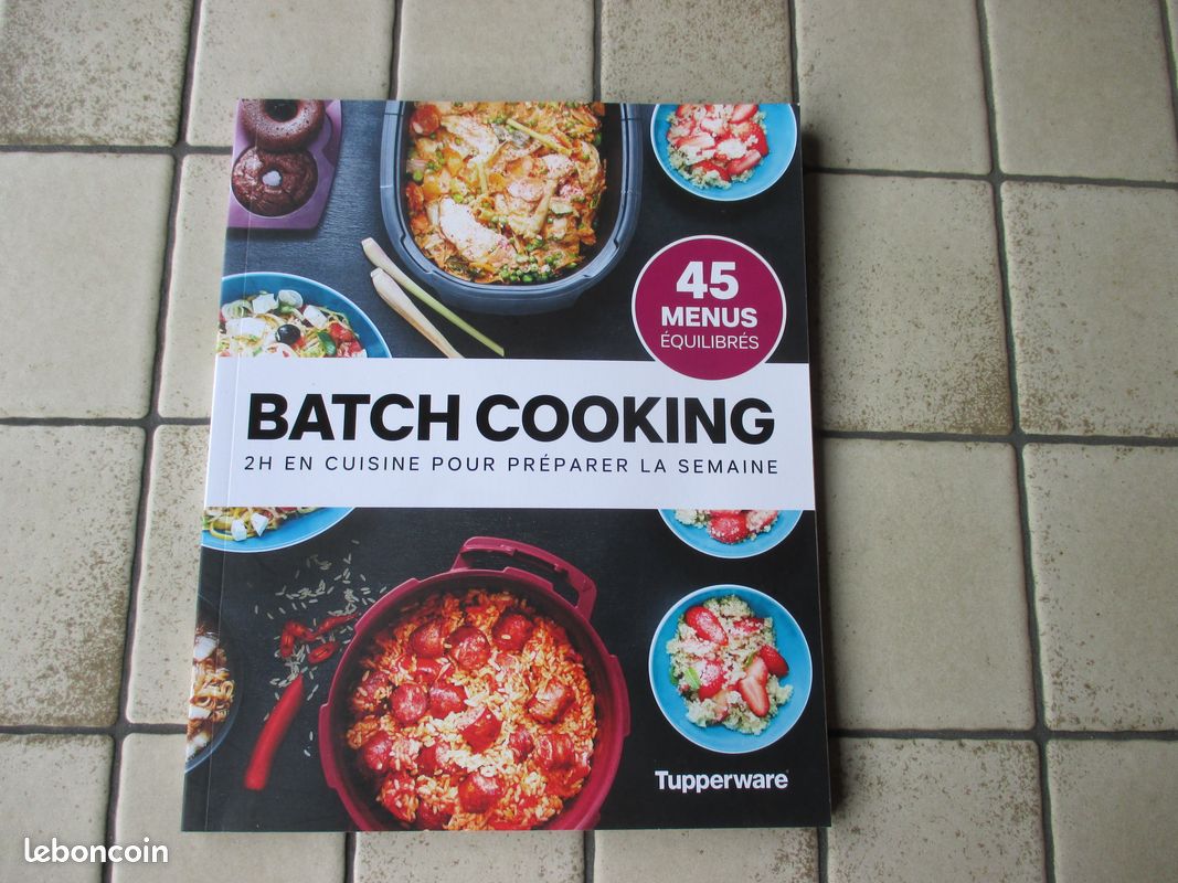 Tupperware Livre Batch Cooking Neuf (image 1)