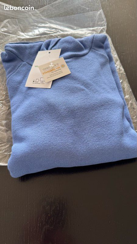 Pull Garçon RETROFIT BRAND MFG Taille L (14-16) - Bleu Foncé, Gris, Rouge - Neuf Avec étiquettes