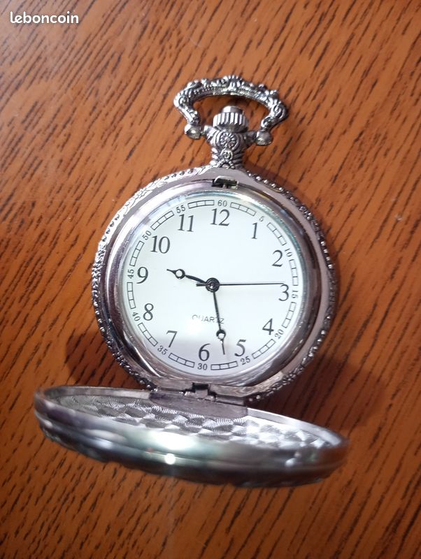 Montre Gousset De Collection Demi-savonnette - Mécanisme à Pile, Neuve Sans étiquette