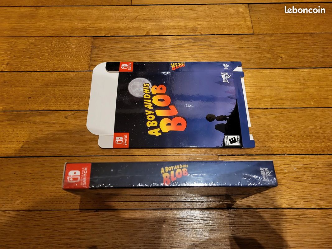 A Boy And His Blob Deluxe Edition + Jaquette rechange + Card #165 Nintendo Switch Neuf Sous Blister (image 5)