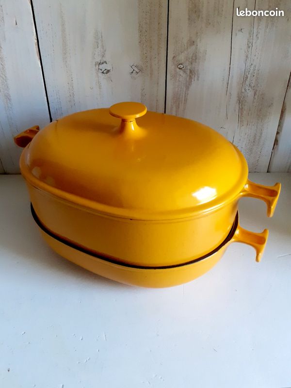 Casserole Le Creuset Enzo Mari – La Mama, 16 Cm, Fonte Orange Vintage