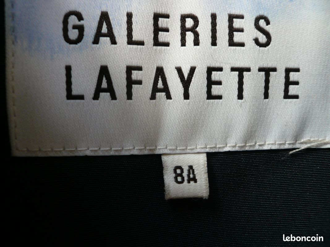 Parka bleu marine Galeries Lafayette 8 ans (image 5)