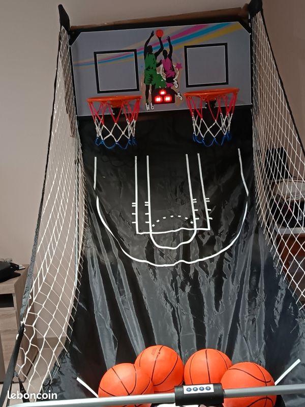 Panier De Basket D'intérieur – Taille S Ou L – Avec 2 Ballons + Pompe – Pour Toute La Famille