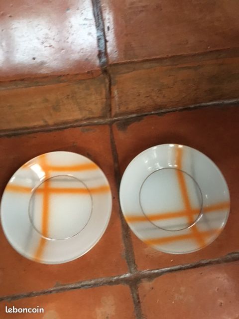 2 assiettes Duralex originales demi-creuses (image 1)
