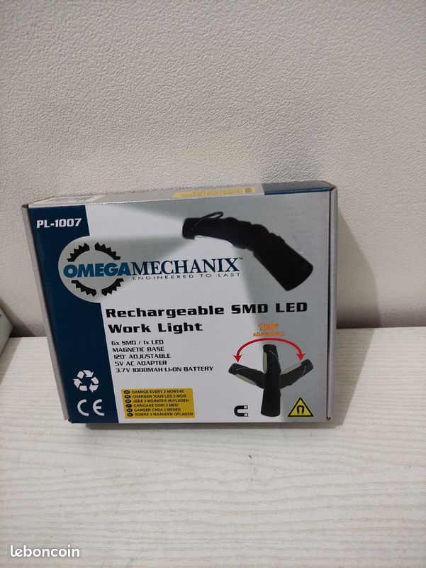 Lampe led rechargeable Omega Mechanix (image 4)