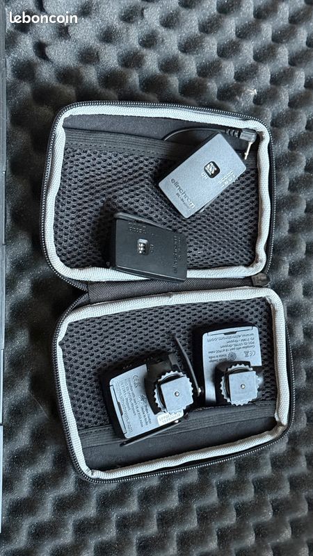 Deux Flashs Elinchrom Style RX 600 Monolight 600RX Noirs + Câble