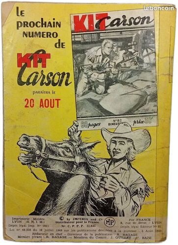 [Livre] Kit Carson 81 - Bon état (image 2)
