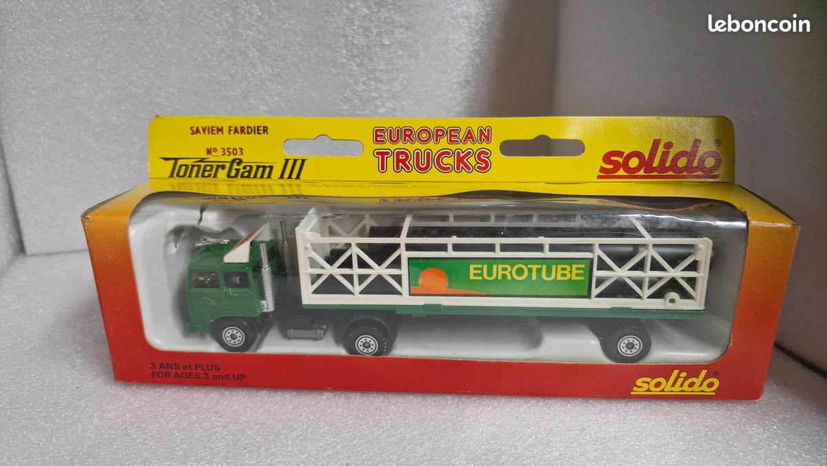 Solido Tonergam 3503 - SAVIEM s/r fardier "Eurotube" 1:60 (image 1)