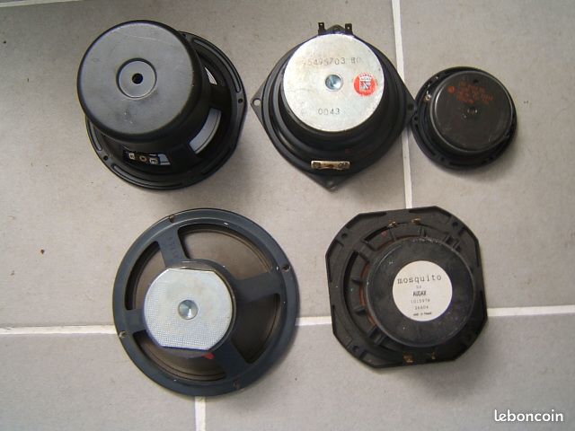 Haut parleur  AUDAX  2 Woofers HT 240 AO