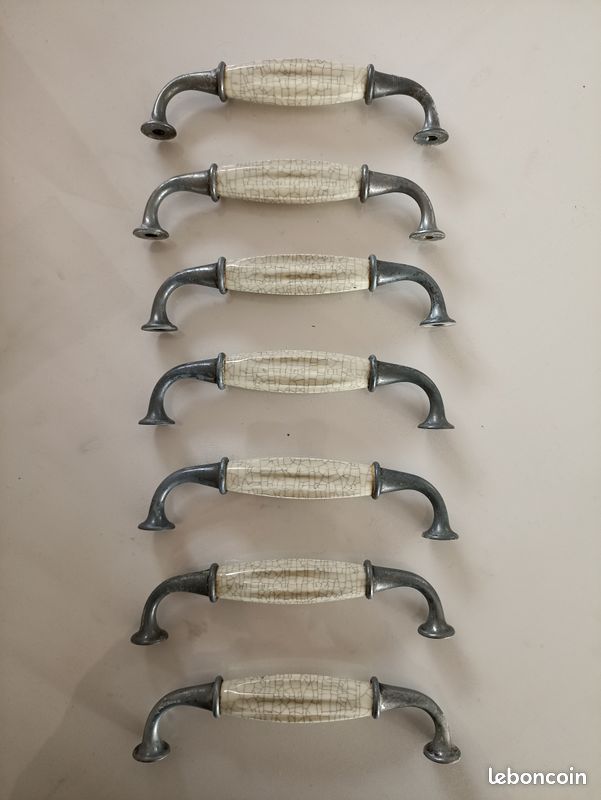 Lot de 7 Poignées céramique IXINA (image 1)