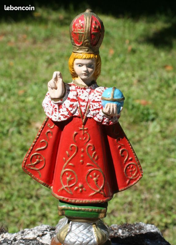 Statuette religieuse en plâtre (image 1)
