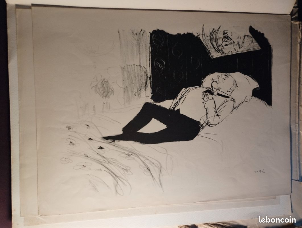 Lithographie originale Vertes Maisons (closes) (image 16)