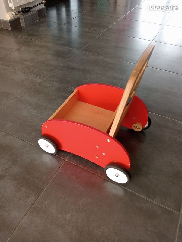 Chariot en bois bébé (image 3)