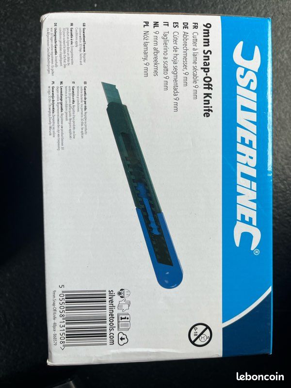 Cutters lames sécables 9mm (image 1)