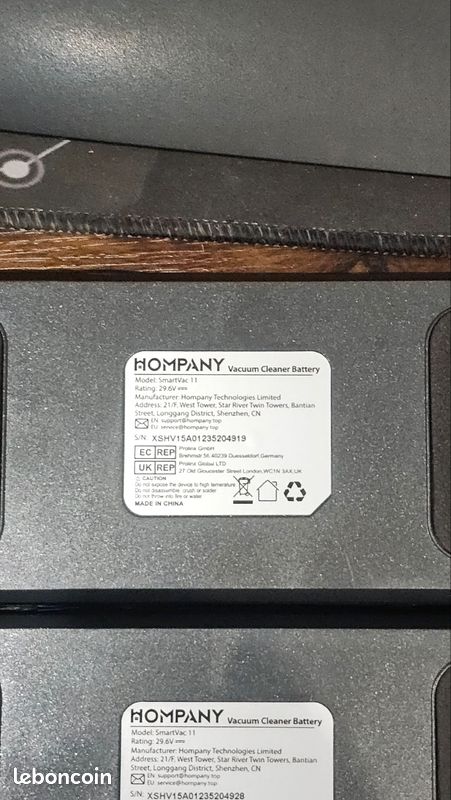 Batterie de rechange pour aspirateur sans fil GOLDEGGS (image 6)