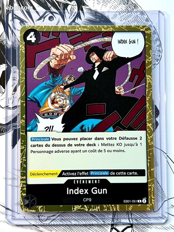 Coffret Ultraboost Index Gun EB01-051 Alternative Art – 10 Cartes One Piece The Best Vol.2 (PRB-02) – Neuves Et Originales Bandai