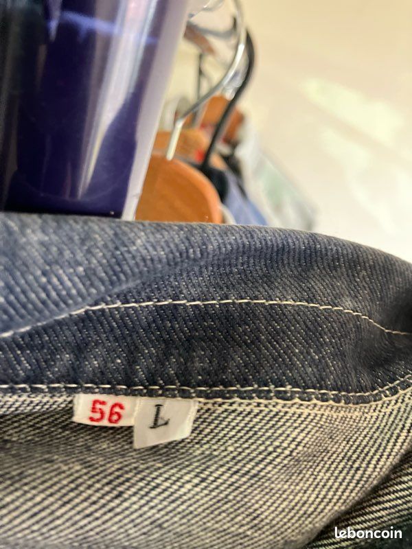 Veste denim doublé année 70 (image 5)