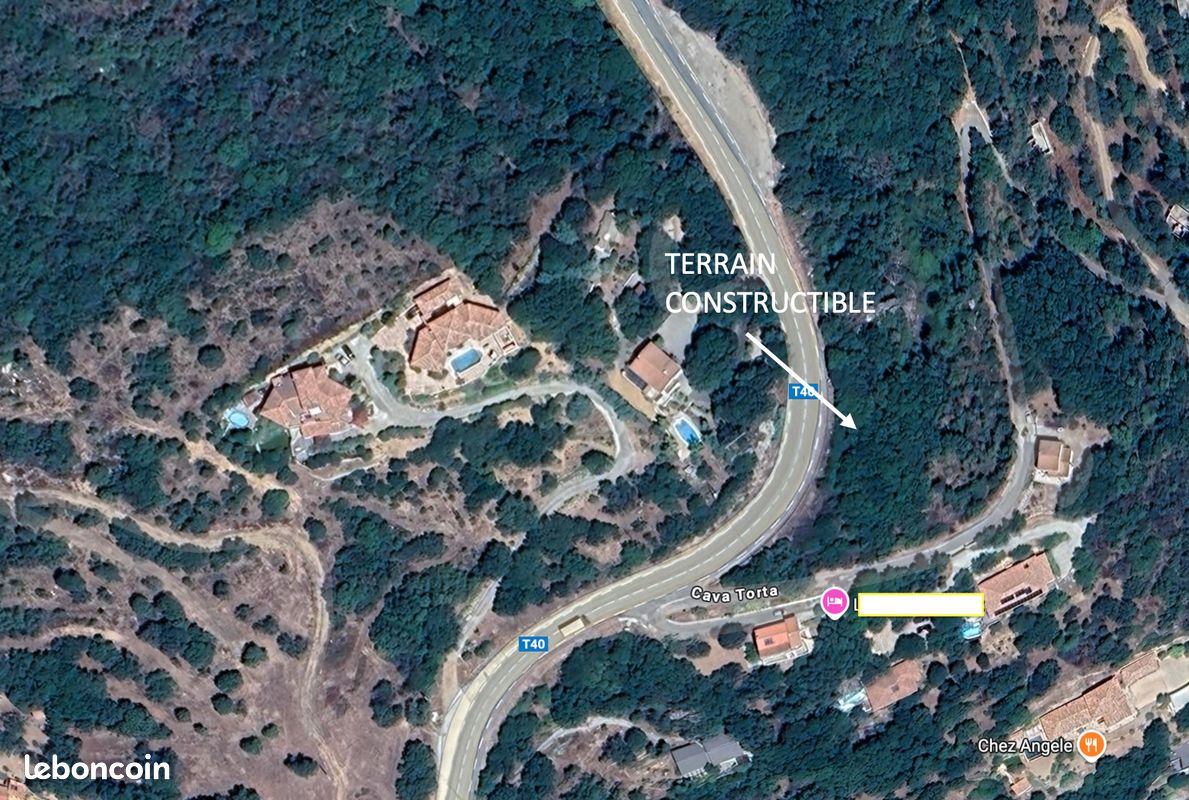 Terrain constructible 2 577 m² Olmeto (Corse du Sud) · 450 000 €