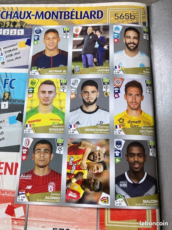 Panini Foot 2017-18 2018 n.163 Kévin Malcuit LOSC