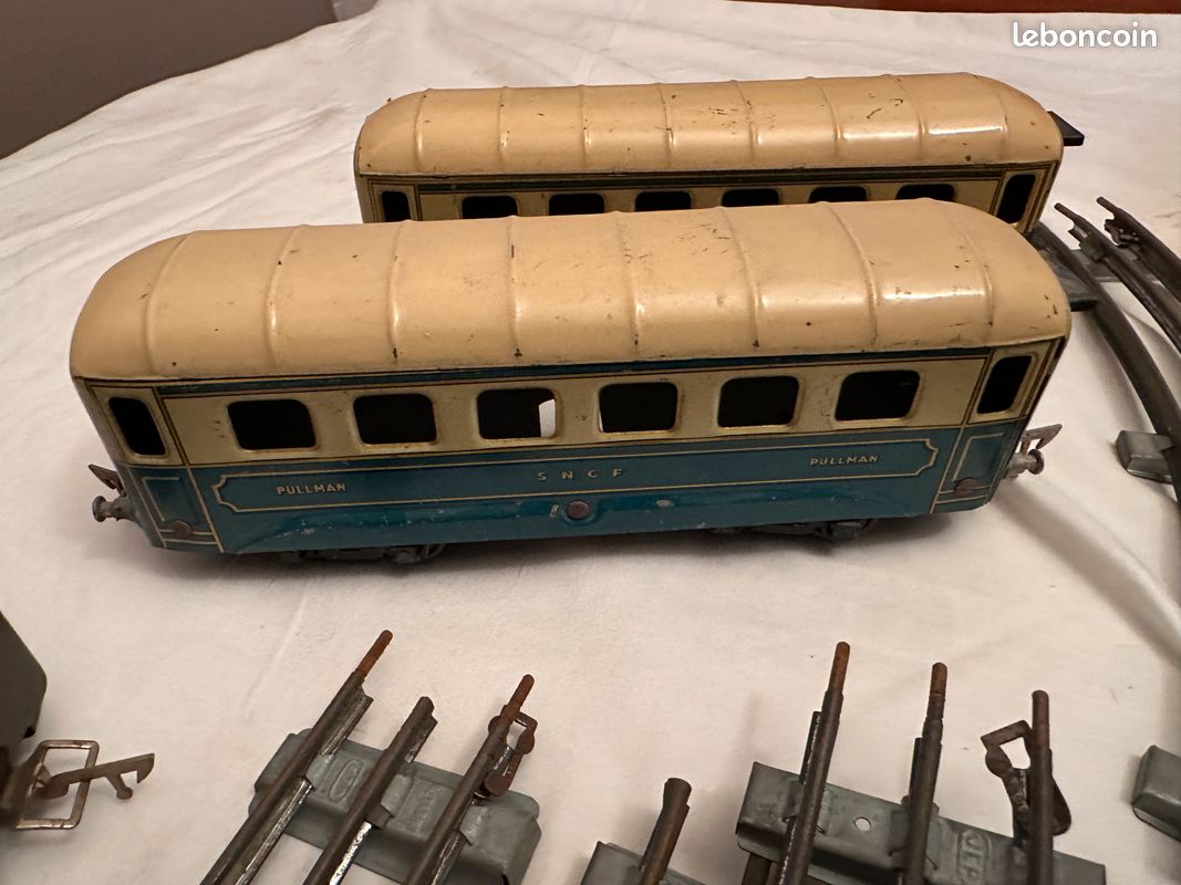 rare JOUETS ANCIENS Lot tender et wagons train Karl Bub KBN