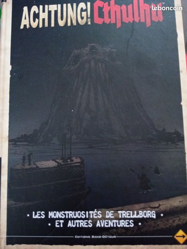 Achtung! Cthulhu - Les Monstruosités De Trellborg Et Autres Aventures (Jeu De Rôle Occasion)