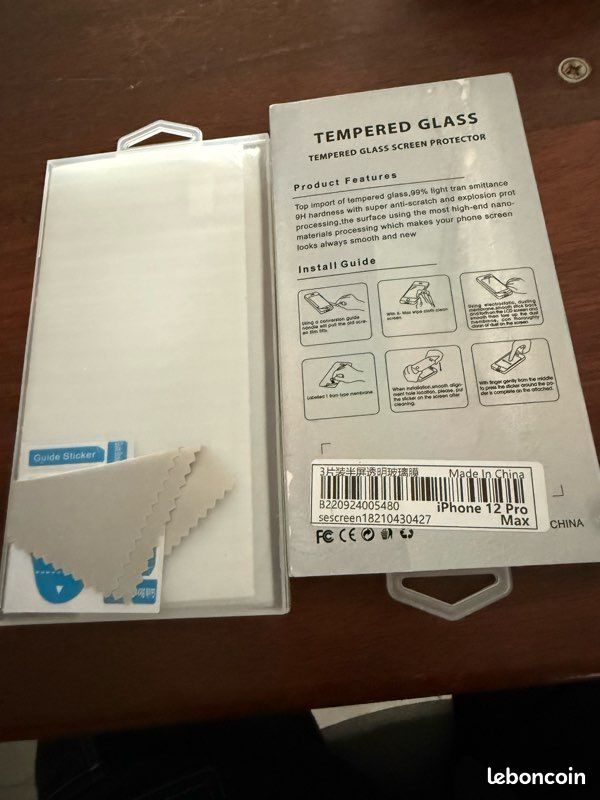 Films de protection iPhone 12 Pro Max (image 1)