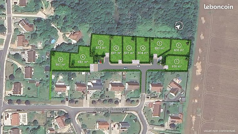 Terrain 604 m² Beaugency