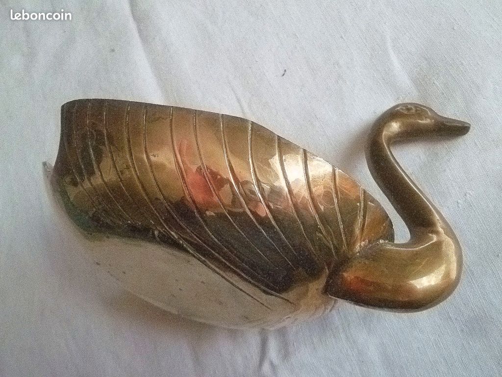 Cygne en laiton, vintage (image 6)