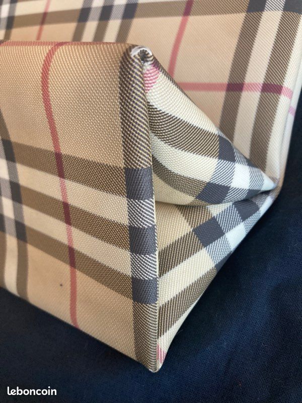 Sac toile enduite tartan Burberry (image 4)