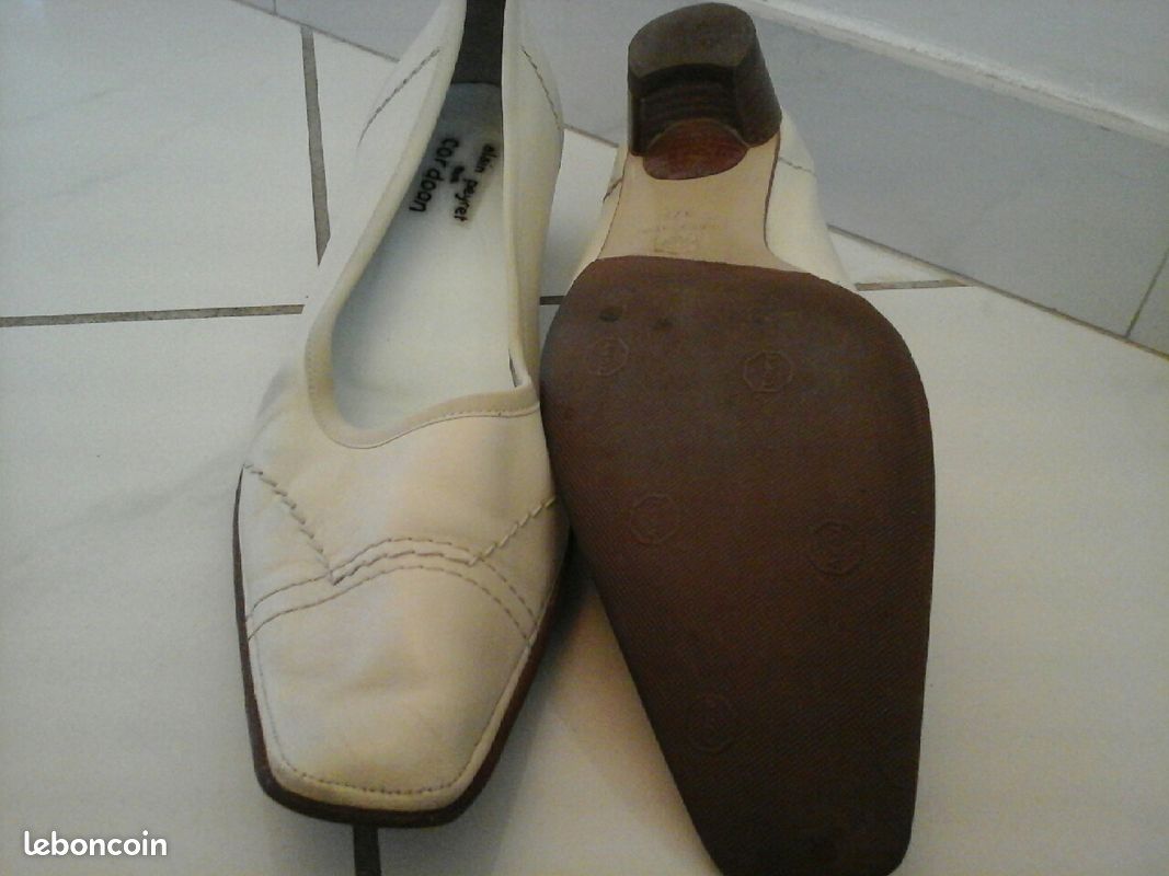 Escarpins beige Alain peyret (image 3)
