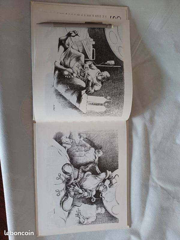 B d humour noir et hommes en blanc (image 2)