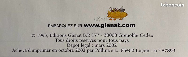 BD : Voleurs d’Empires, tome 1a, Glénat 2002 (image 7)