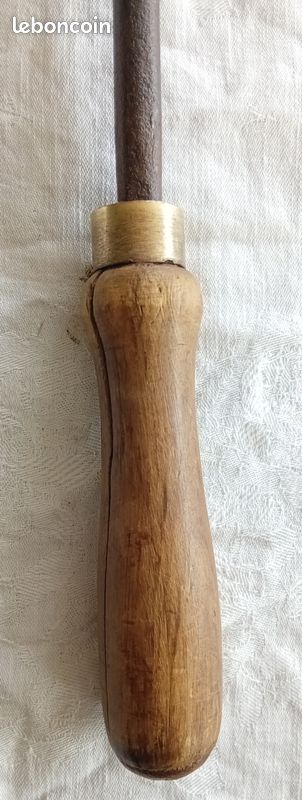 Lot De 3 Fers à Souder Anciens De Zingueur - Tête En Cuivre - Occasion