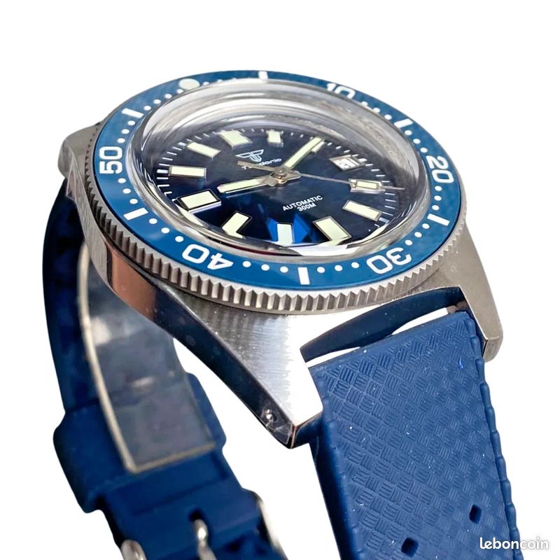 Montre de Plongée Automatique Tandorio 41mm Style 62MAS - NH35A - 300M (Neuve) (image 7)