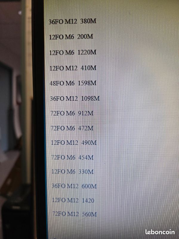 Lot fibres optiques (image 2)