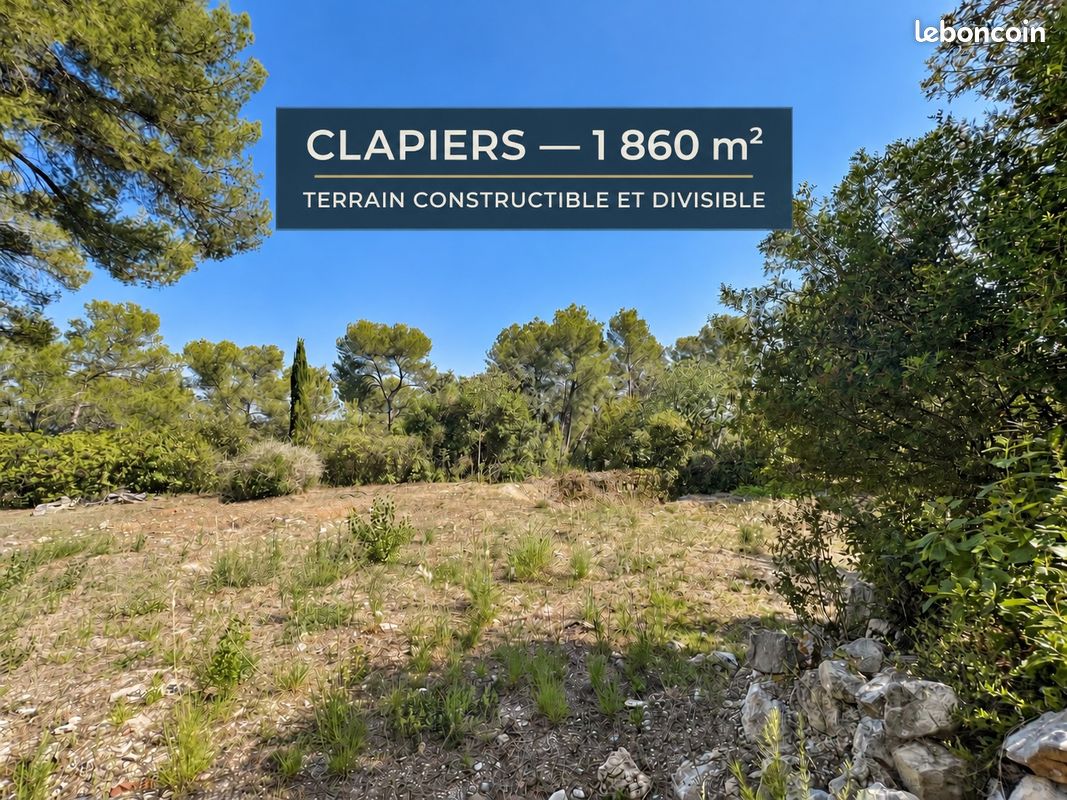 Terrain 1860 m² · à Clapiers · 1 860 m² · 790 000 €