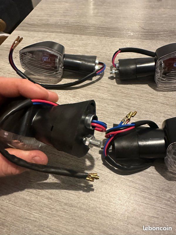 Clignotants Moto Pour CBR, VTR, XL700V, Etc. - Ampoule Ambre, 12V, Plastique ABS/PMMA, Longue Durée
