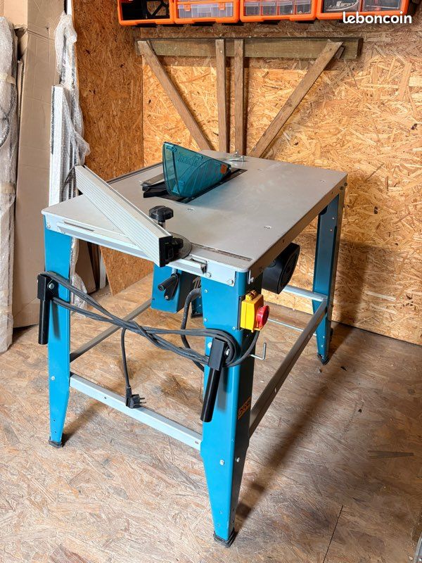 Scie sur table MAKITA 2712 – 2000W Ø315 mm (Très bon état, complète avec accessoires) (image 2)