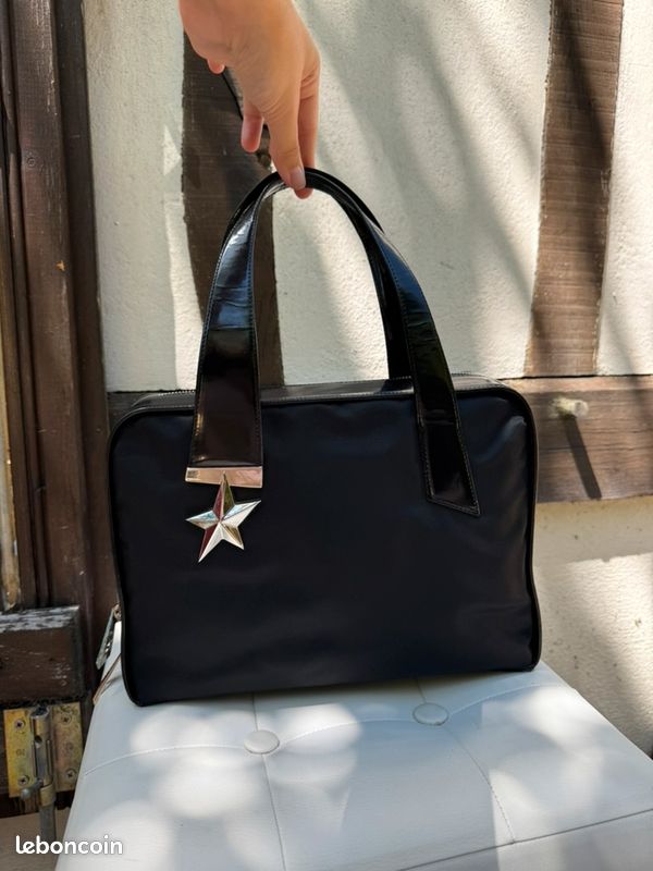 Sac à Main Thierry Mugler Occasion - Fourre-tout Beige 29x19 Cm - Marques D'usure