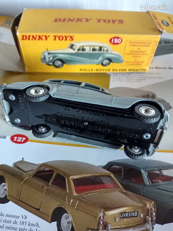 Voiture Miniature Dinky Vintage Jouet Dinky Toys Rolls-Royce Silver Wraith - Vintage, Fabriqué En Angleterre Modèle Réduit Ancien Angleterre