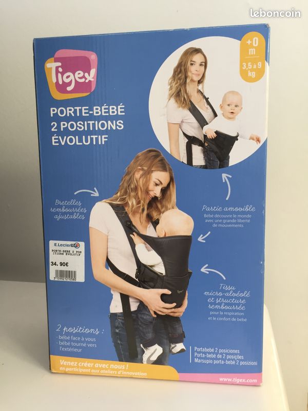 Porte Bebe Et Echarpe De Portage Tigex D Occasion Annonces Equipement Bebe Leboncoin