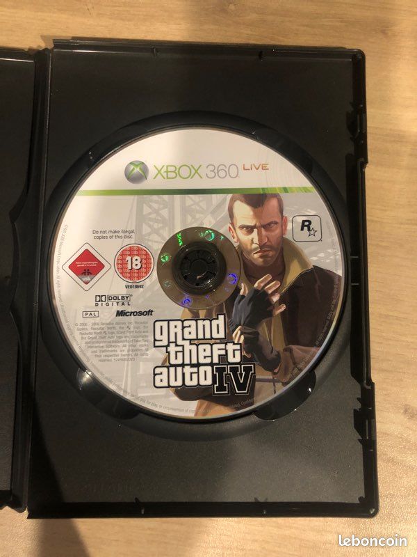 Jeux GTA 4 Xbox 360 testé (sans la vraie boîte) (image 1)