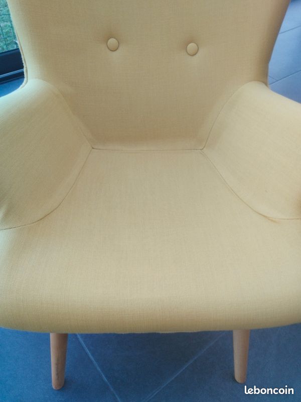Petit fauteuil jaune (image 5)